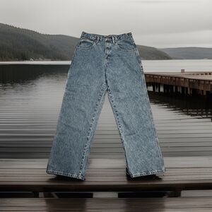 Y2K Union Bay Carpenter Jeans Mens 34x32 Actual 33x31 Blue Stone Cotton Denim